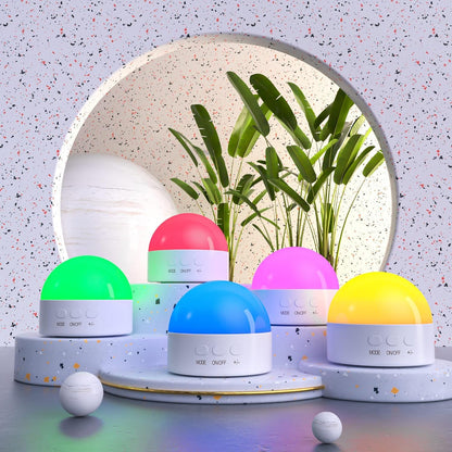 Kintion Night Light, Dimmable 8 Color Portable LED Night Light, 1800mAh Rechargeable Nursery Light