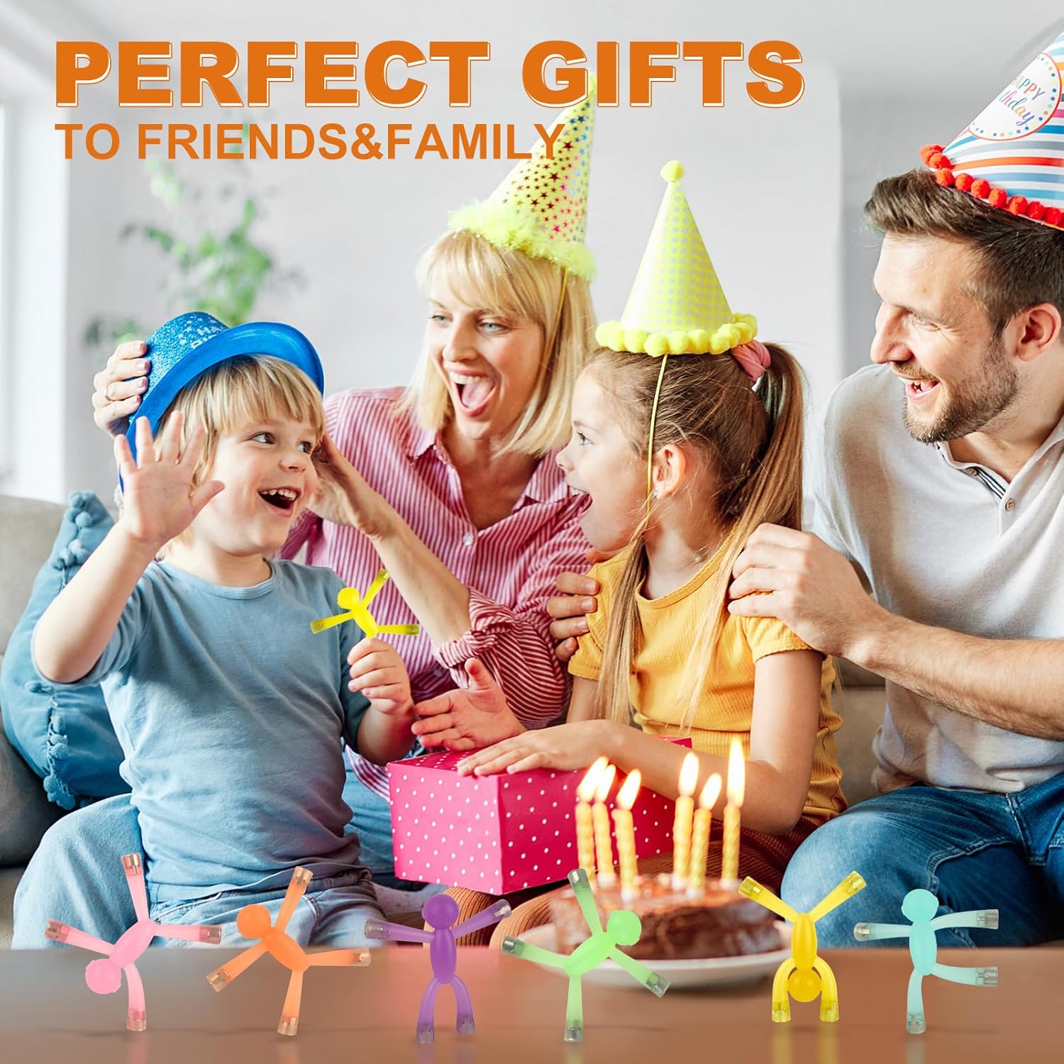 6pcs Magnetic Toys,Magnet Men for Kids,Magnetic People Figures for Kids,Magnetic People for