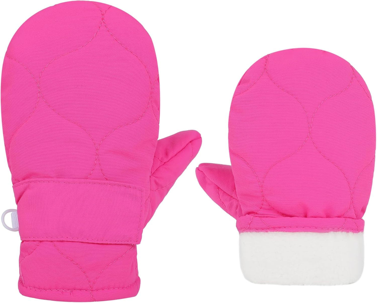 Toddler Gloves Kids Mittens Winter Warm Lined Fleece Gloves Waterproof Snow Baby Mitten for Boys