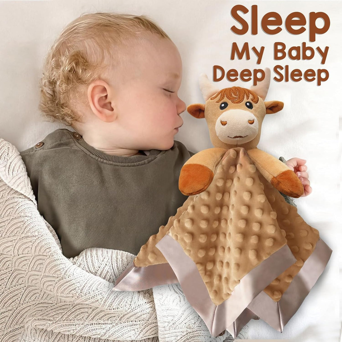 Loveys for Babies, Soft Baby Security Blanket Lovies for Babies, Stuffed Animals Blankie for