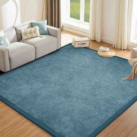 Baby Play Mat 1.2" Thick Memory Foam Nursery Rug Area Rug, 9’2” X 6’7” Yoga Mat Playmat Crawling