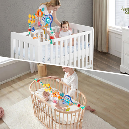 Baby Stroller Arch Toy,Adjustable Car Seat Toy with Sensory Activity toys