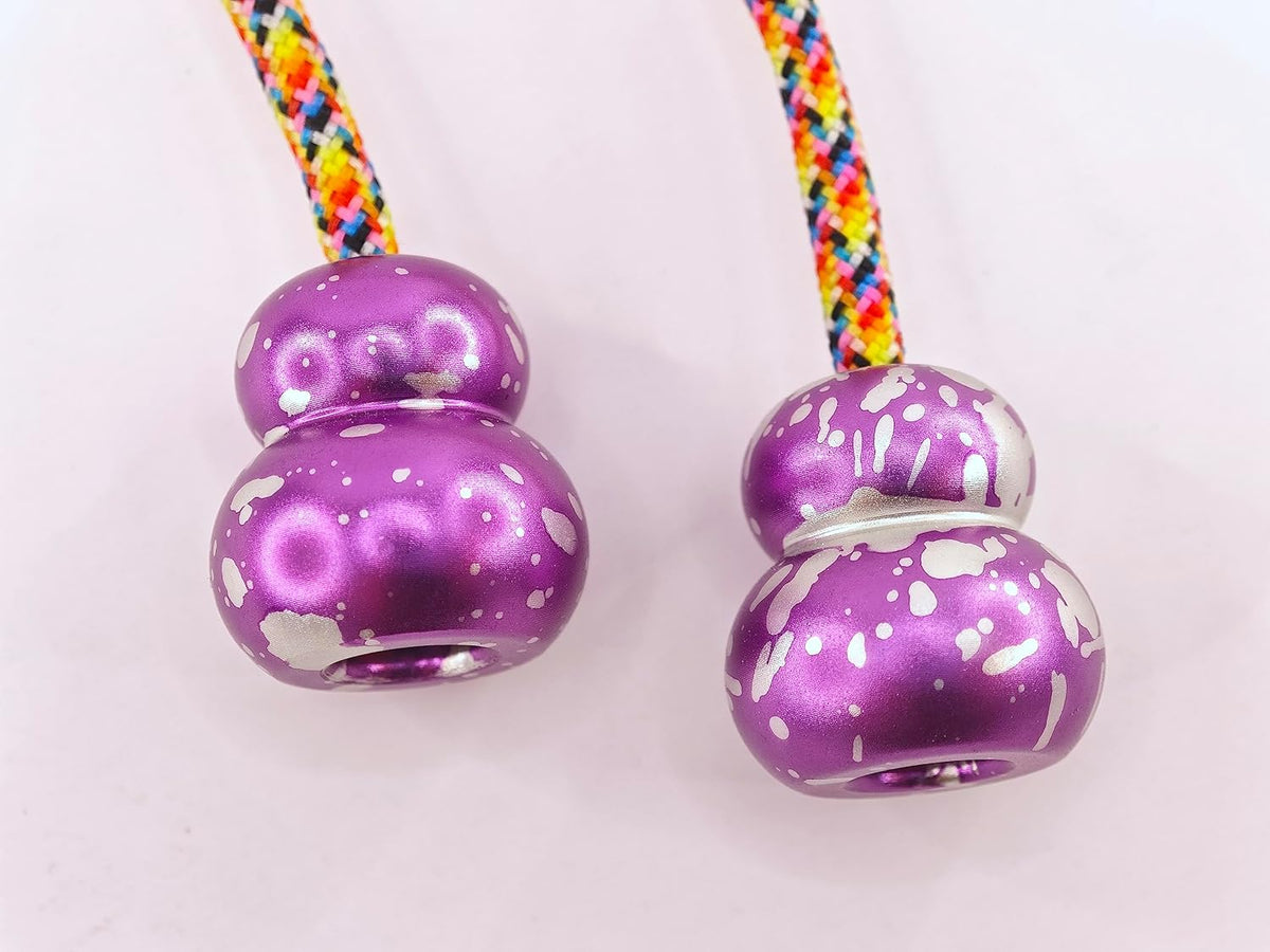 Begleri Fidget Beads - Worry Fidget Beads Spin & Bump - Made of Aluminum Alloy - for Men Women