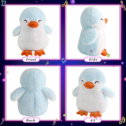 Glow Guards 12'' Musical Light up Penguin Stuffed Animal,Soft Penguin Plush Toy with LED Night