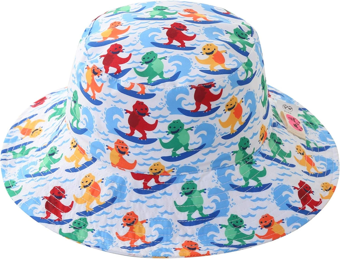 Home Prefer UPF50+ Wide Brim Sun Hat Boys Girls Sun Protection Hat Zoo Beach Swim Safari Bucket Hat