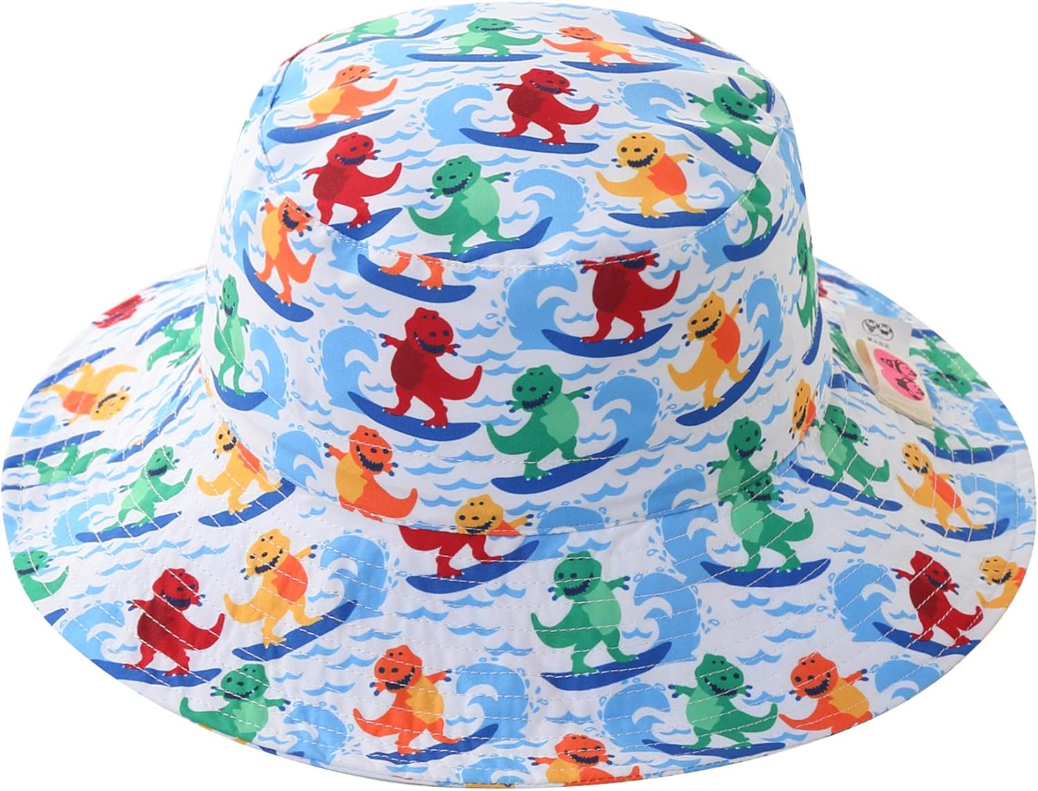 Home Prefer UPF50+ Wide Brim Sun Hat Boys Girls Sun Protection Hat Zoo Beach Swim Safari Bucket Hat