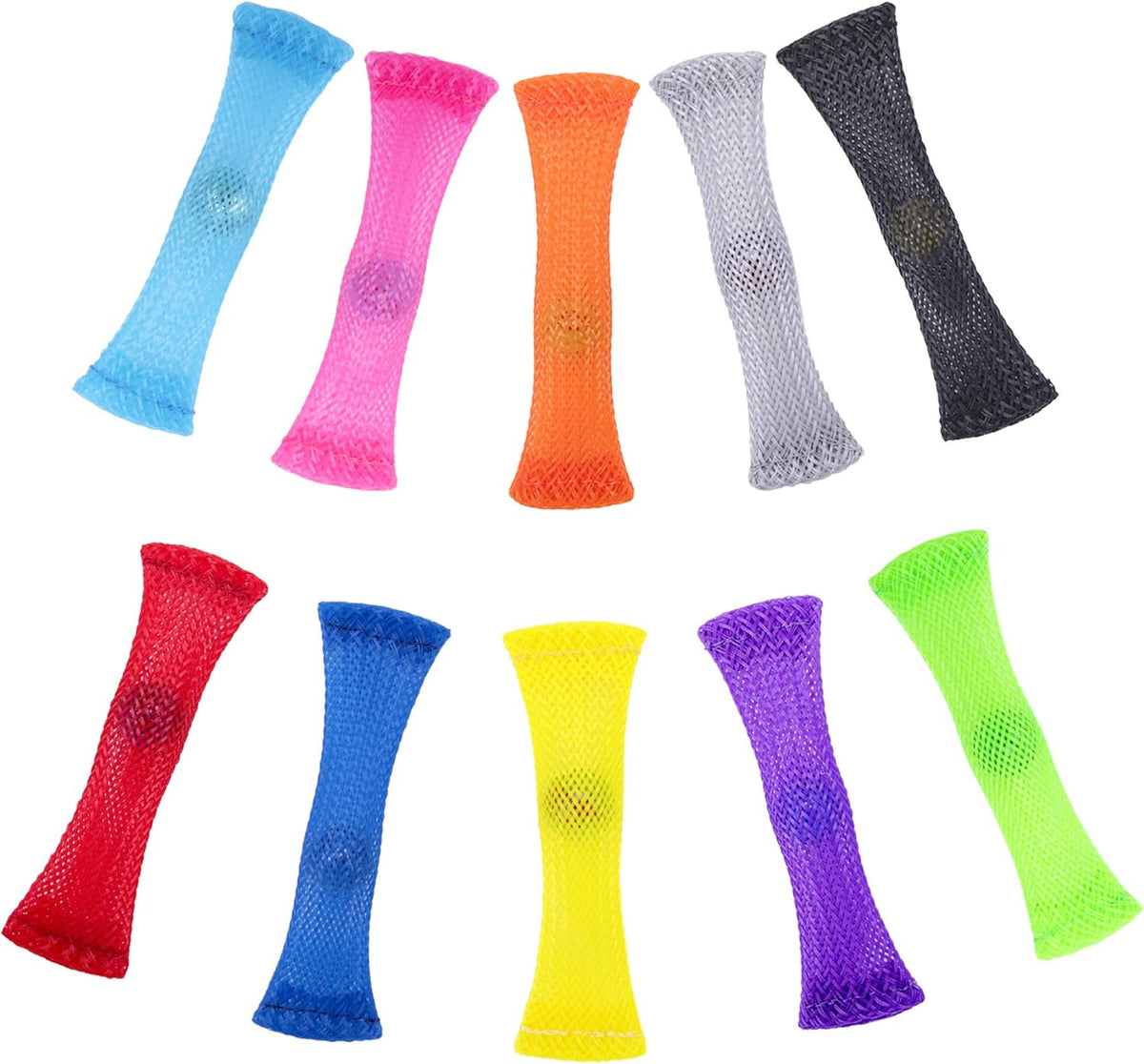 Fidget Toys, Mesh Tube with Marble Fidget Toy for Children and Adults with ADHD ADD OCD Autism