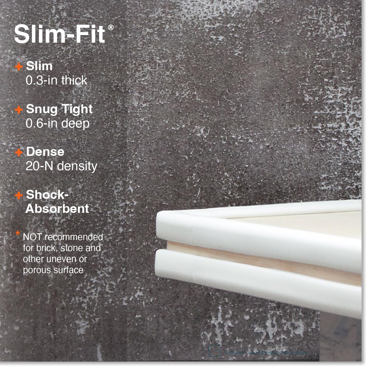 Roving Cove Slim-Fit Corner Edge Protector for Baby Proofing (Small 18ft Edge 8 Corners), Furniture