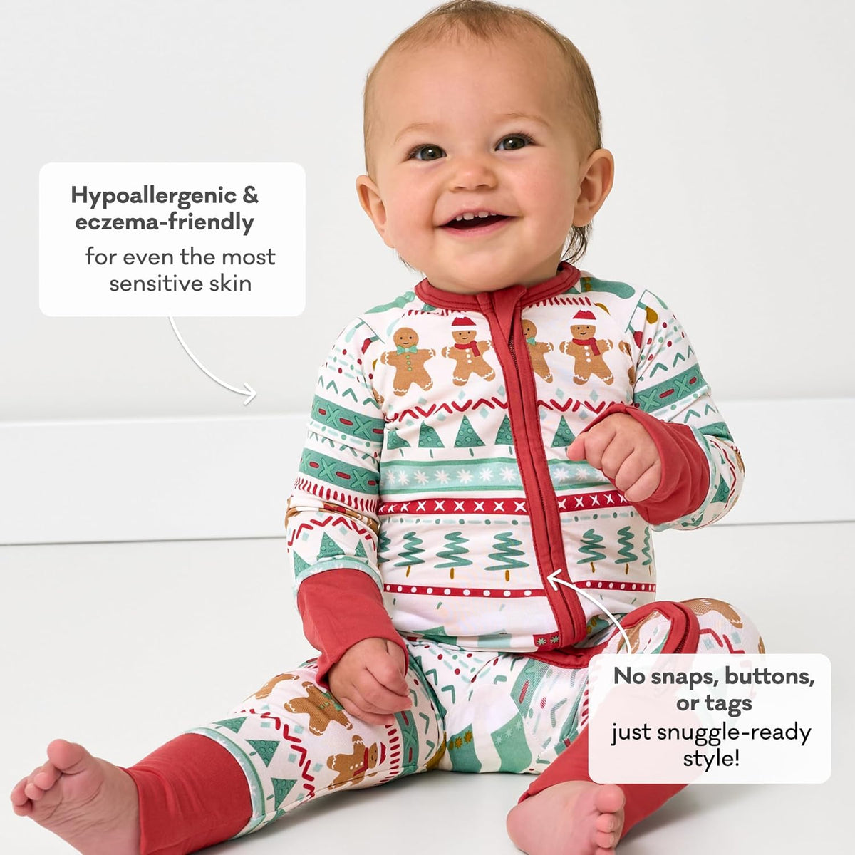 Little Sleepies Pajamas for Baby Boys & Girls, Viscose from Bamboo Baby Pajamas, Preemie & Newborn