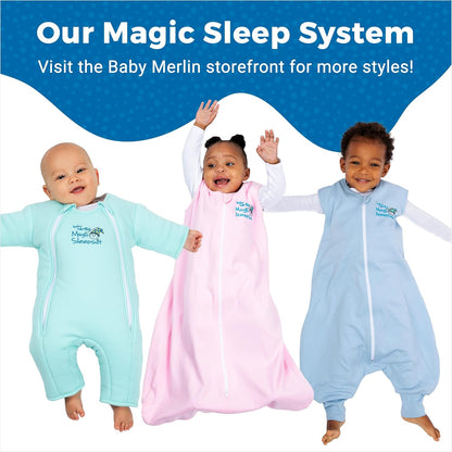 Magic Sleepsuit Baby Merlin's Bamboo/Cotton Baby Swaddle Transition Product - Soft and Cozy Design