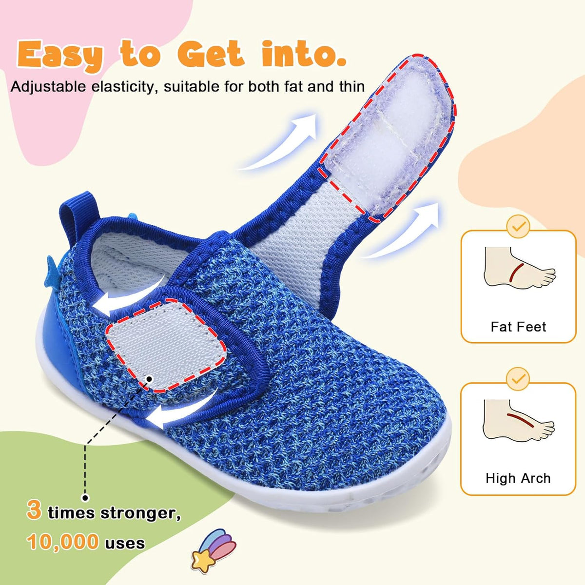 FEETCITY Baby Walking Shoes Barefoot Baby Shoes Infant Sneakers Newborn Crib Shoe Lightweight