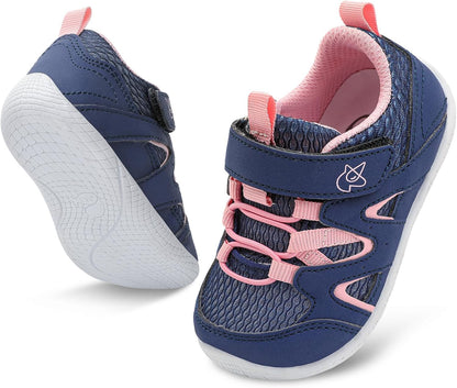 LeIsfIt Baby Shoes Boys Girls First Walking Shoes Non-Slip Toddler Breathable Sneakers Infant
