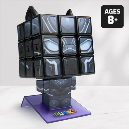 Rubik’s Cube Black Panther Cuber, Problem-Solving Challenging Brain Teaser Collectible Black