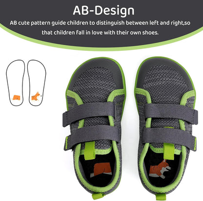 WateLves Toddler Little Kids Wide Barefoot Shoes The First Walking Shoes Girls Boys Breathable Zero