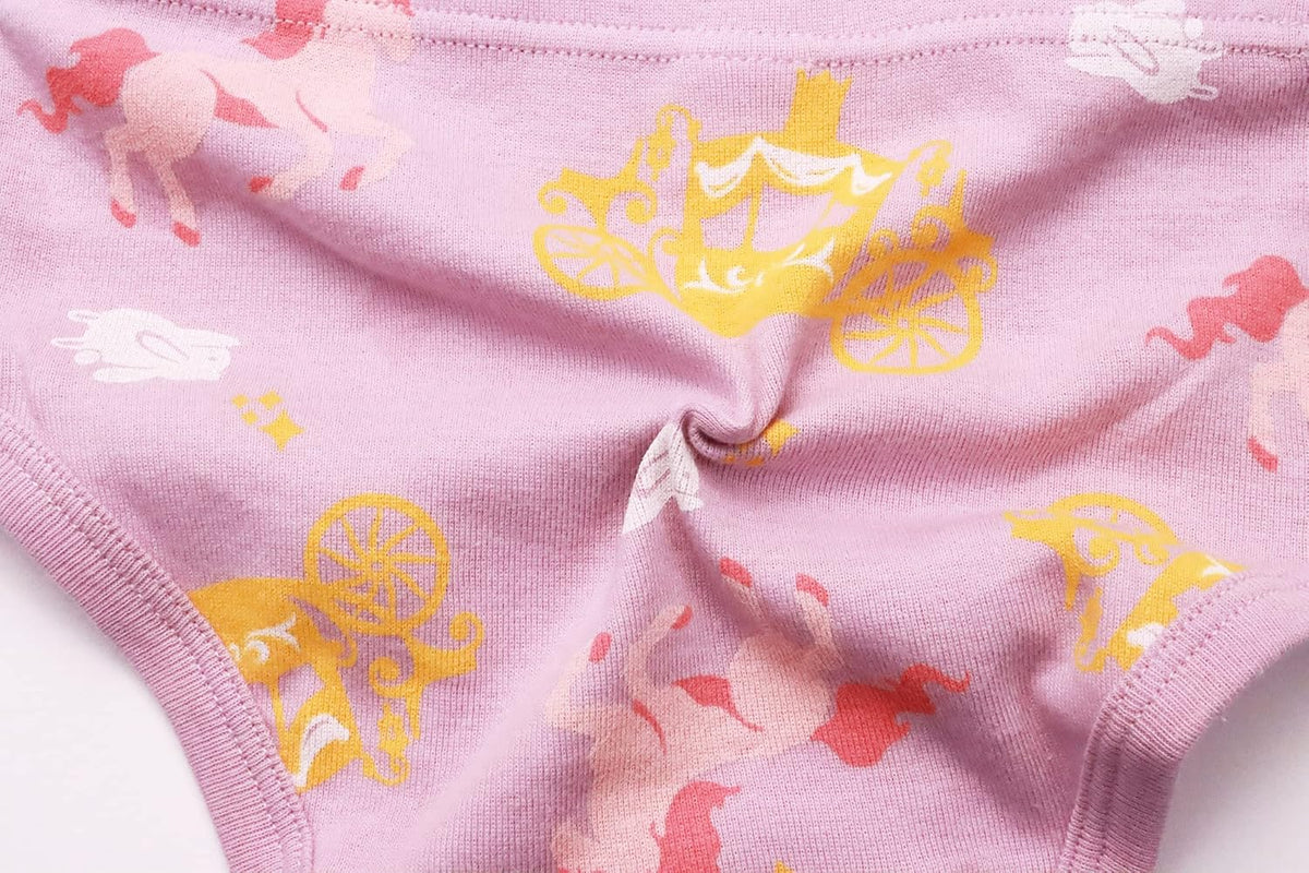 Hahan Girls Soft Panties Toddler Girls Cotton Underwear Kids Briefs