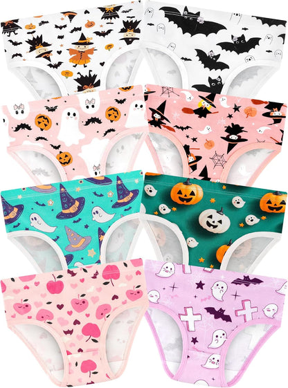 Girls' Underwear,Soft Cotton Tagless Panties for Toddlers' & Little Kids' Comfort,Breathable