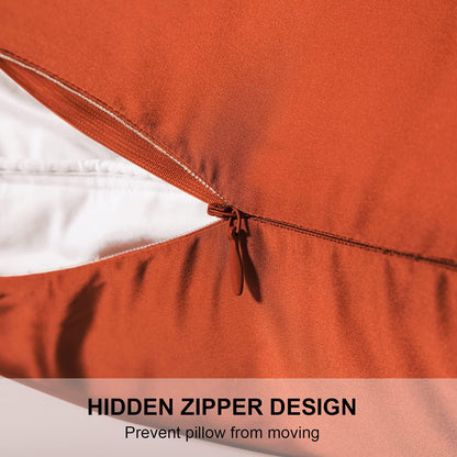 Mulberry Silk Pillowcase for Hair and Skin,Cooling Silk Pillow Case with Hidden Zipper,Allergen