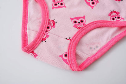 Cadidi Dinos Little Girls' Soft Cotton Underwear Kids Cool Breathable Comfort Panty Briefs Toddler