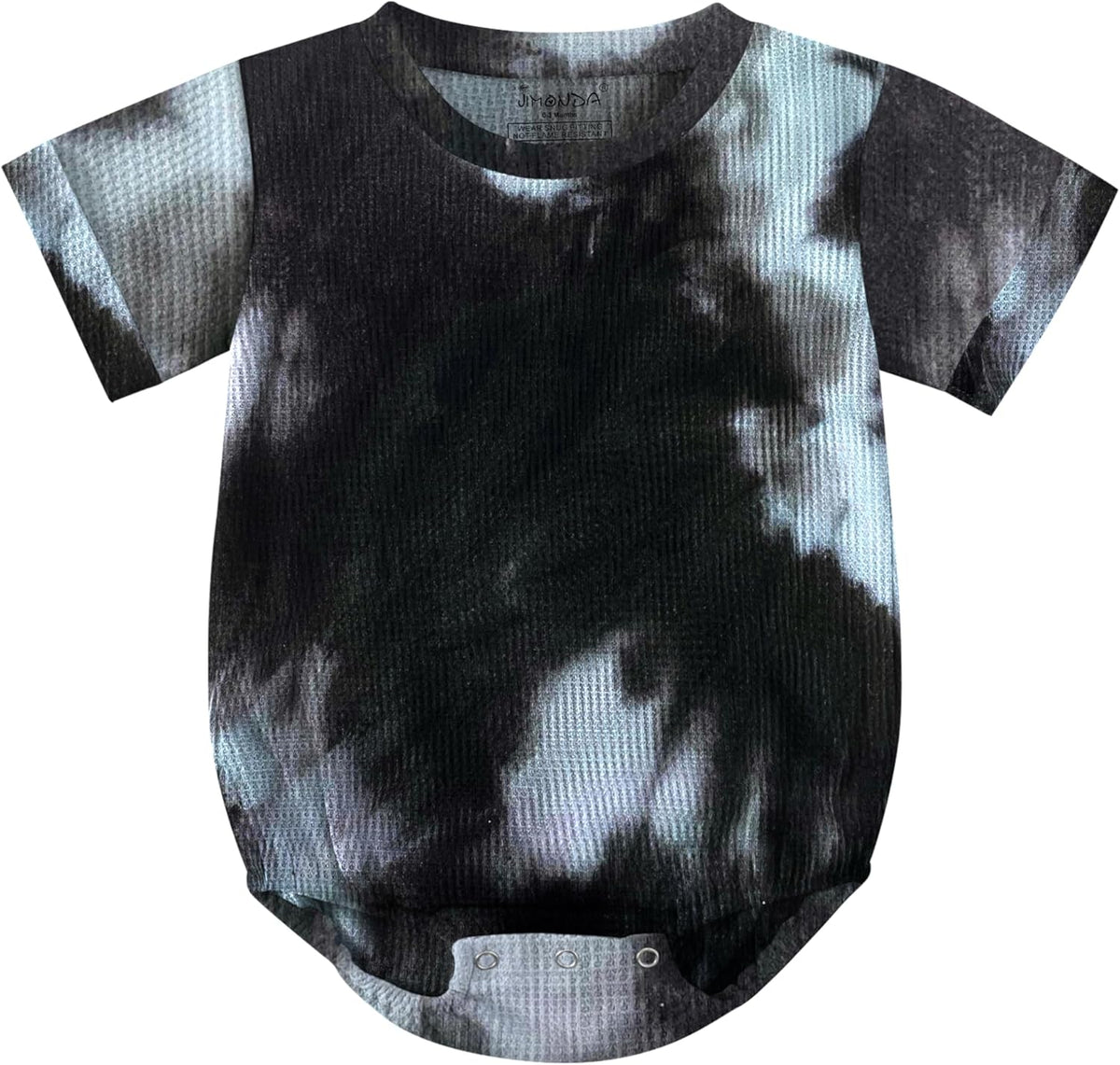 Jimonda Baby Bodysuit Newborn Tie Dye Clothes Infant Waffle One Piece Romper Baby Boys Girls Short
