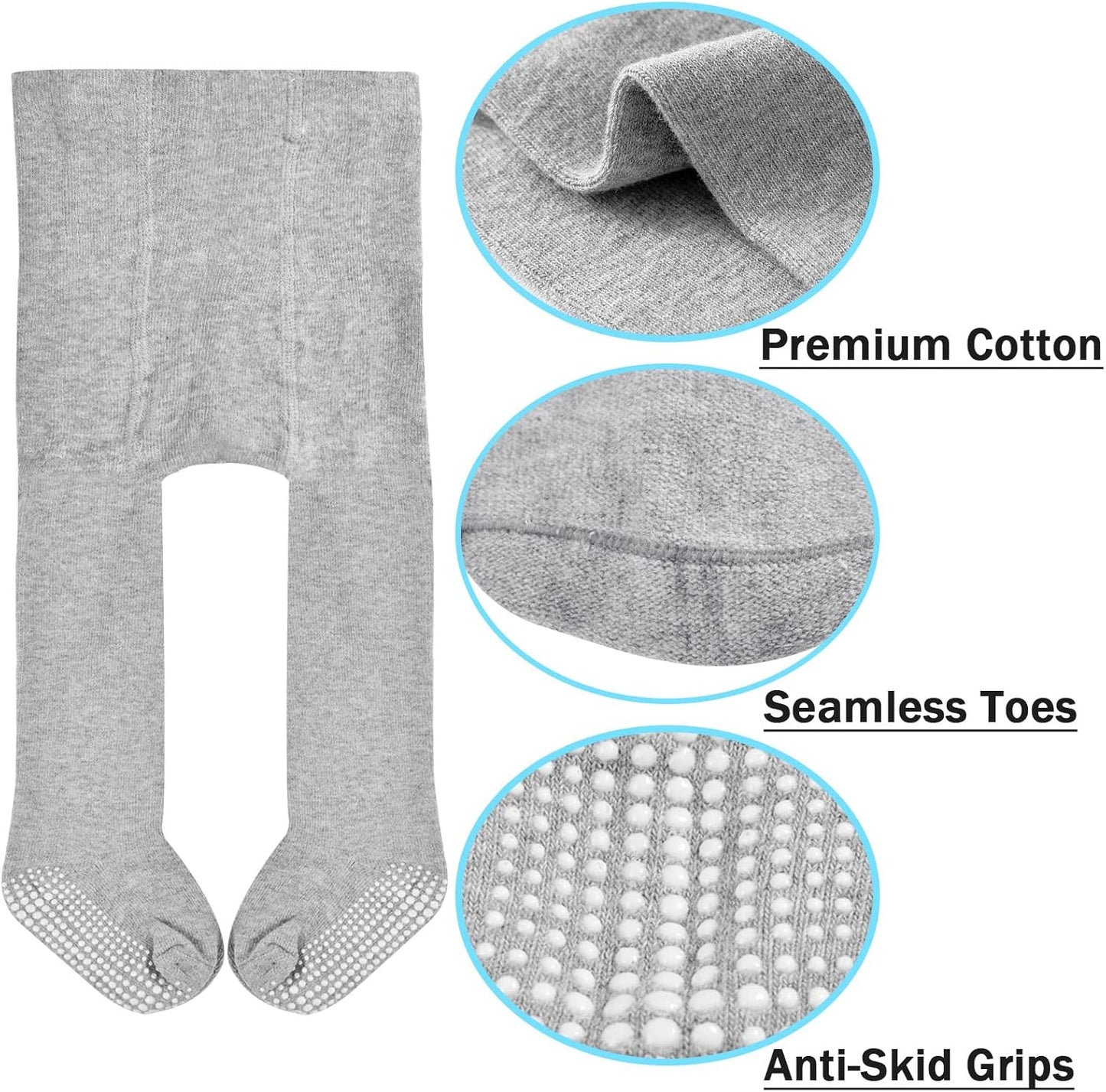 Mini angel Baby Tights Non Slip Baby Girl Tights Seamless Cotton Pantyhose Toddler Stockings Winter