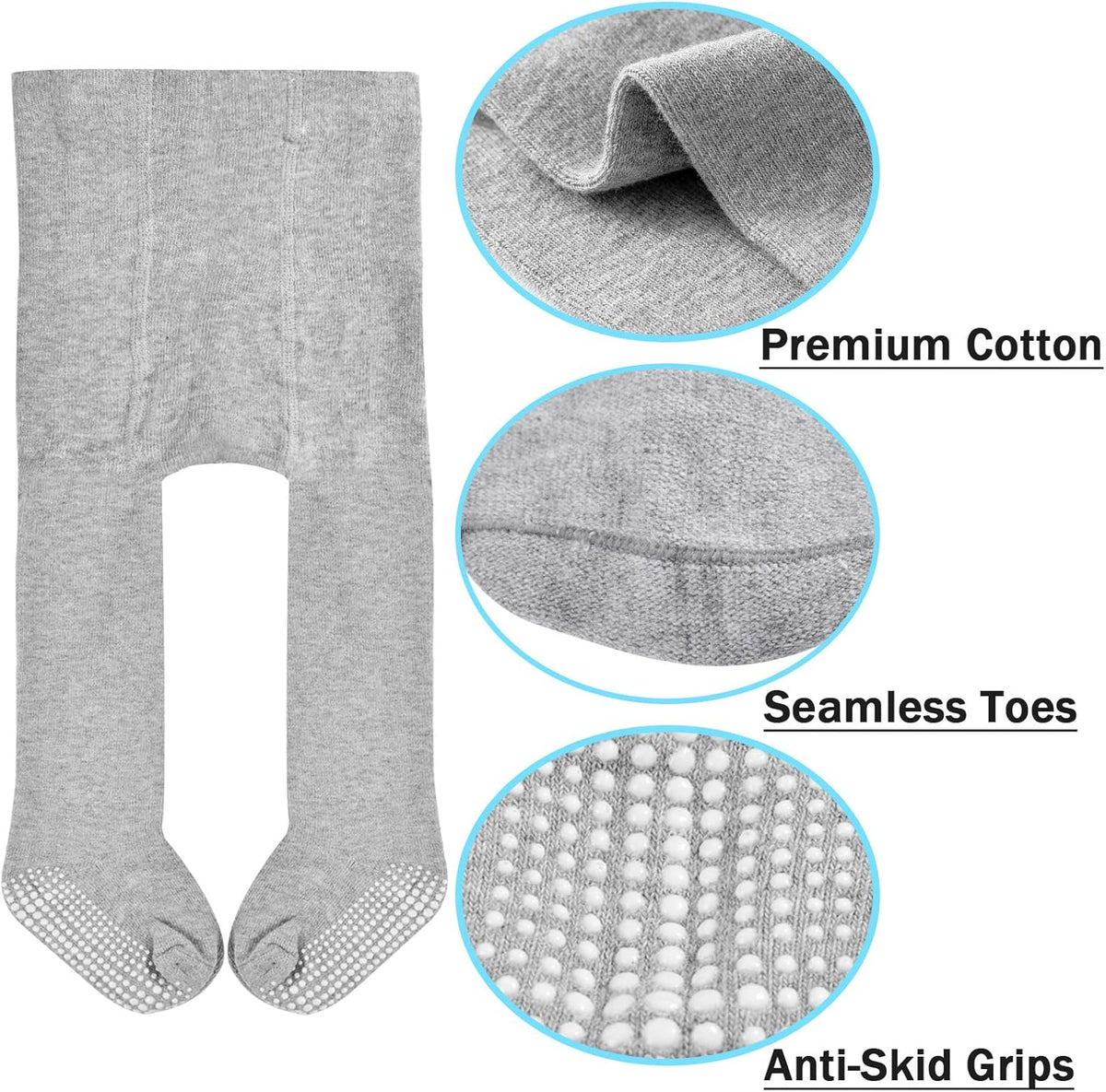 Mini angel Baby Tights Non Slip Baby Girl Tights Seamless Cotton Pantyhose Toddler Stockings Winter