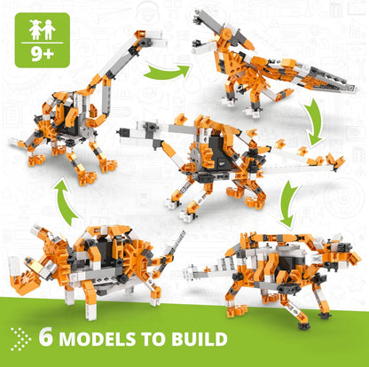Engino- STEM Toys, Learning About Dinosaurs, Educational Toys for Kids 9+, STEM Projects for Kids