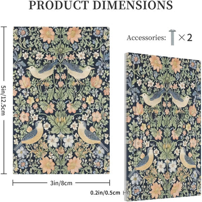 Decorative Switch Covers Plate Rustic Morris Birds Green Leaf Flower 1 Gang No Device Single Blank