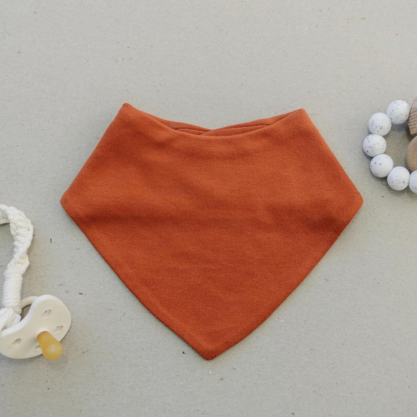 Woolino Merino Wool Baby Bibs - Highly Absorbent Bandana Bib with Cotton Outer Layer and Merino