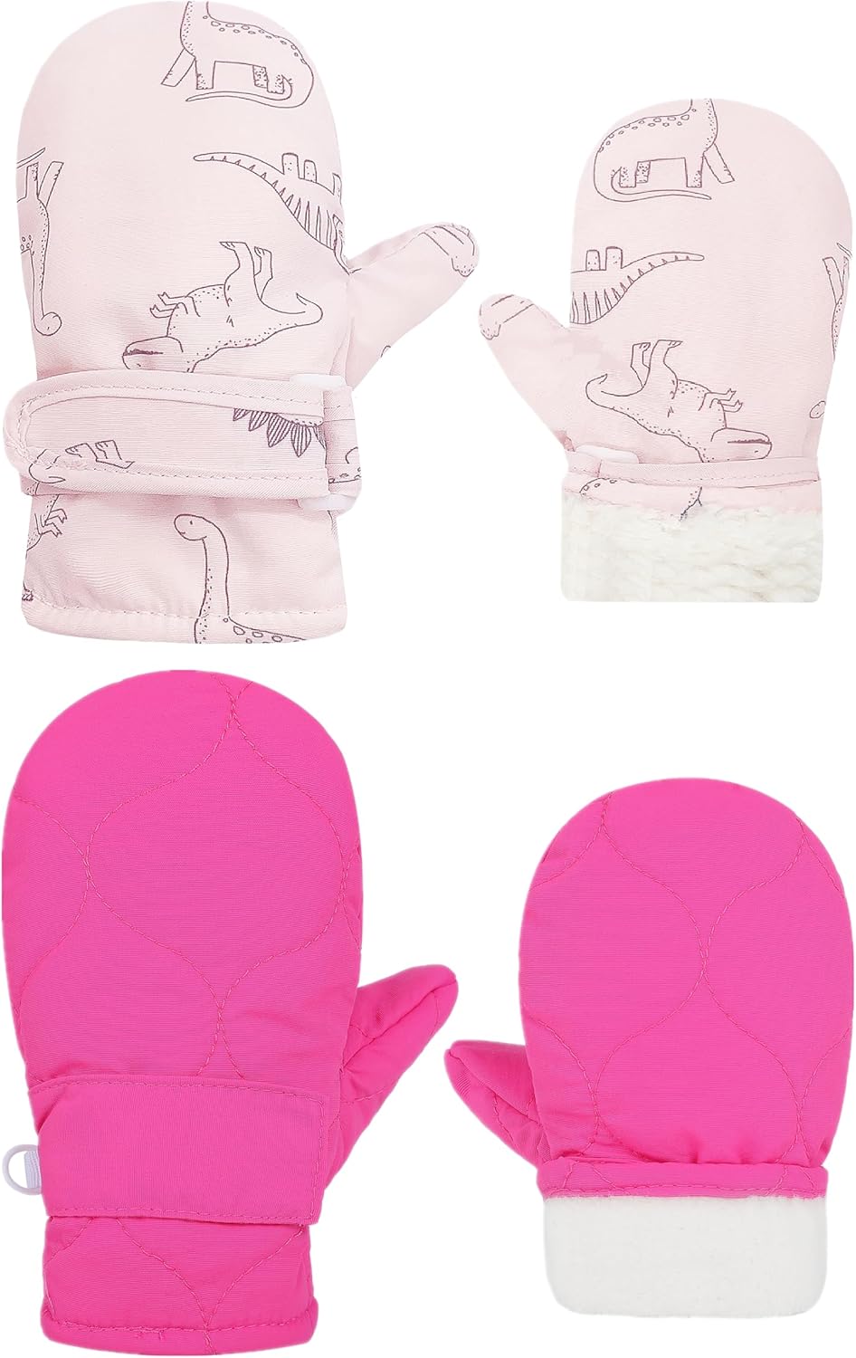 Toddler Gloves Kids Mittens Winter Warm Lined Fleece Gloves Waterproof Snow Baby Mitten for Boys