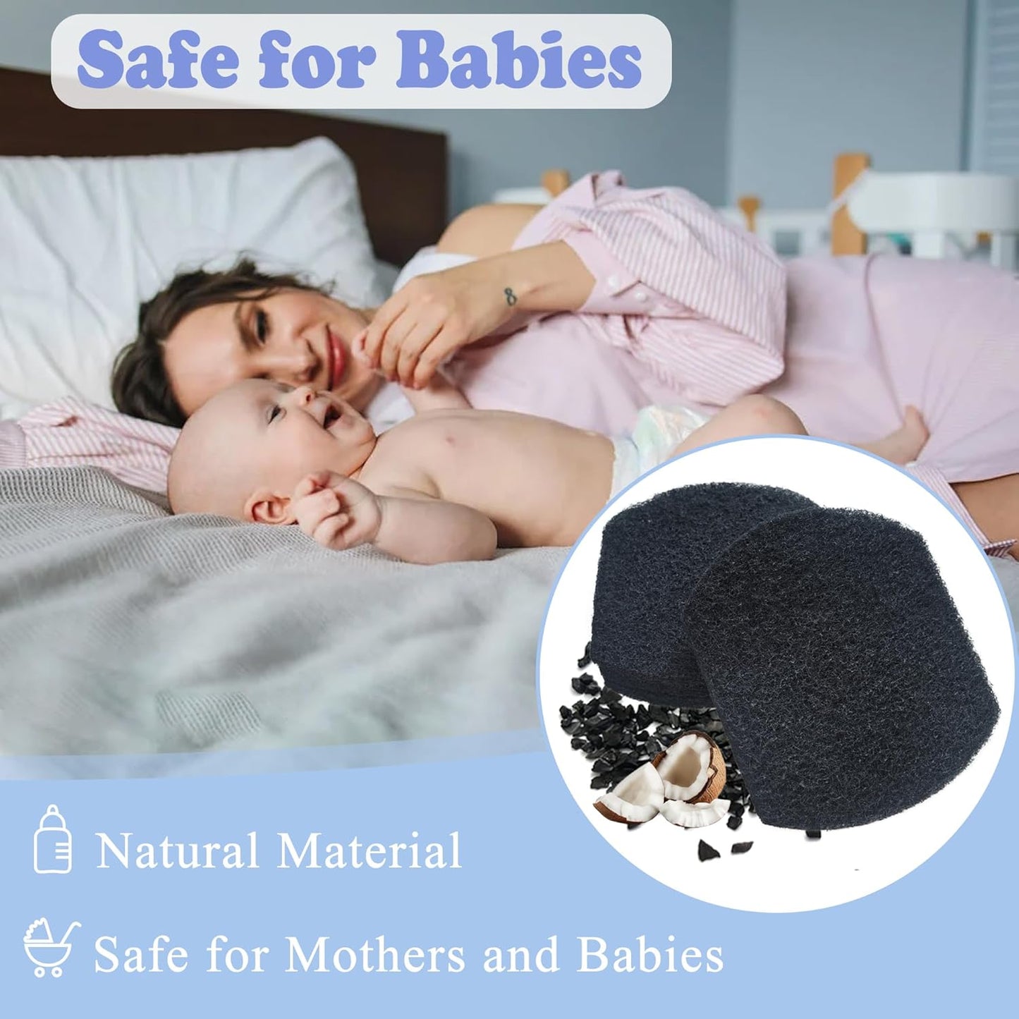 NewKe 10 Pack Baby Diaper Pail Deodorizer Refills Compatible with Ubbi Diaper Pail, Activated