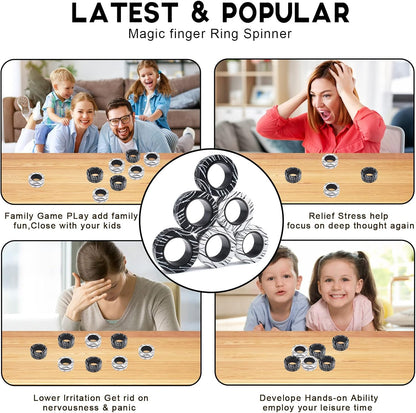 3Pcs Magnetic Rings Fidget Toys for Teens, Adults&Kids|Fidget Pack Under 10 Dollars|ADHD Fidget Toy