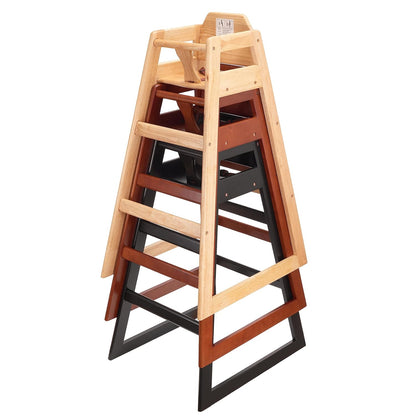 Seating Ready-to-Assemble Restaurant Wood Bar Height High Chair, Baby Highchairs, Durable Dining