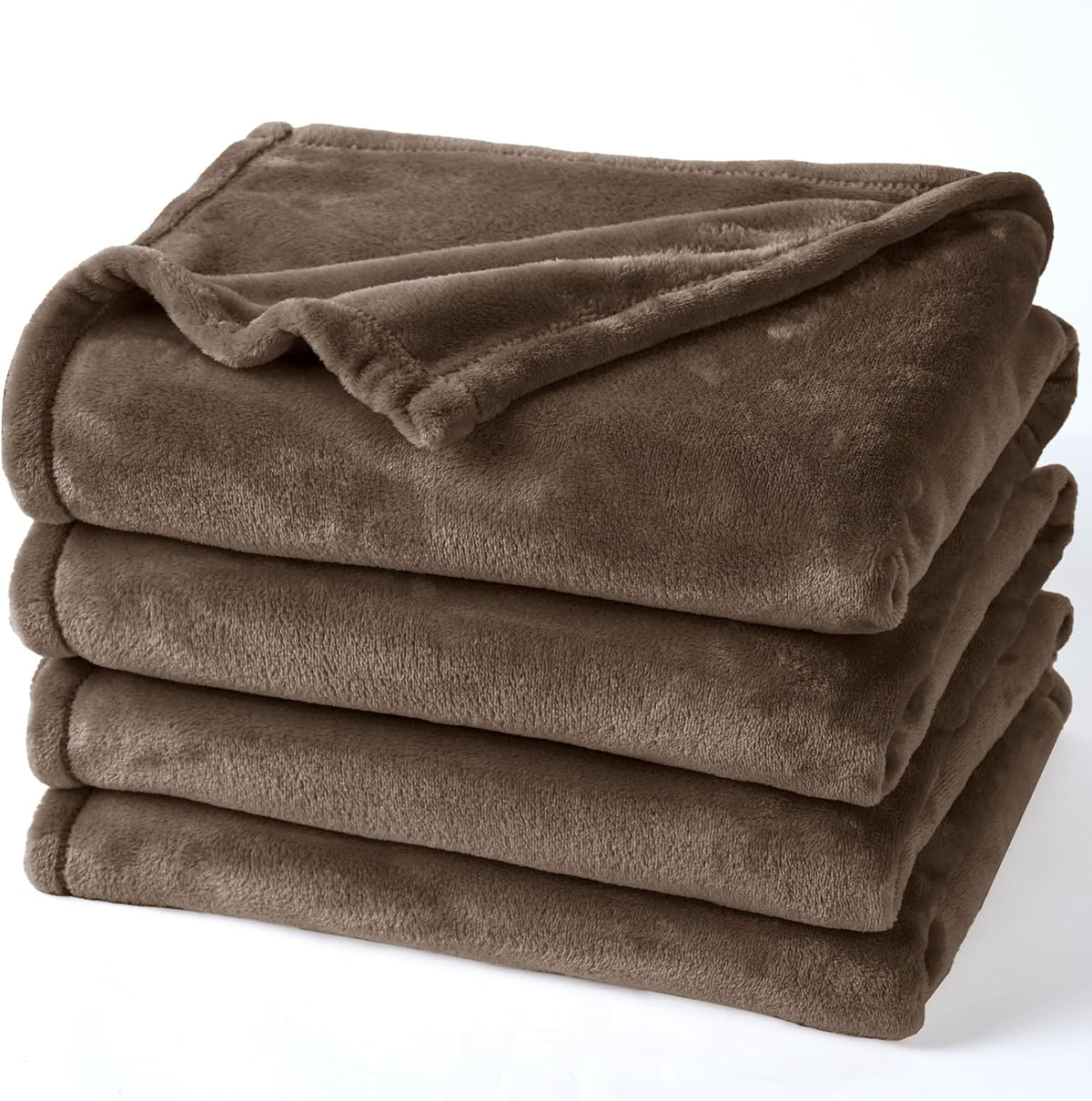 PHF Ultra Soft Fleece Blanket Twin Size, No Shed No Pilling Luxury Plush Cozy 300GSM Lightweight