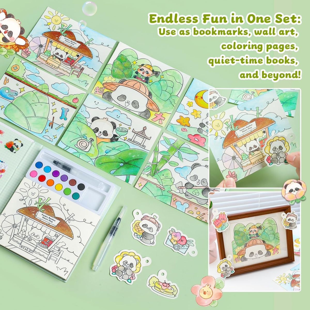 Paint with Water Coloring Books for Kids Ages 3-5, 4-8 – Cute Coloring Book for Teens,Arts and