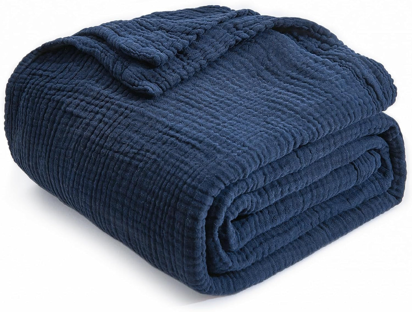 EMME Muslin Baby Blankets 100% Cotton 4-Layer Swaddle 40"x50" Lightweight Soft Breathable for