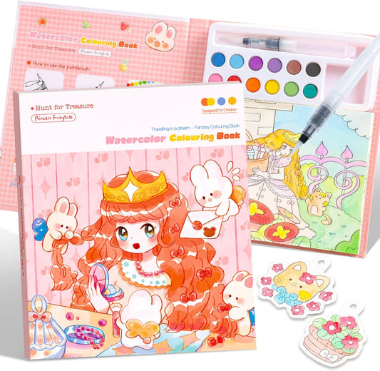Paint with Water Coloring Books for Kids Ages 3-5, 4-8 – Cute Coloring Book for Teens,Arts and