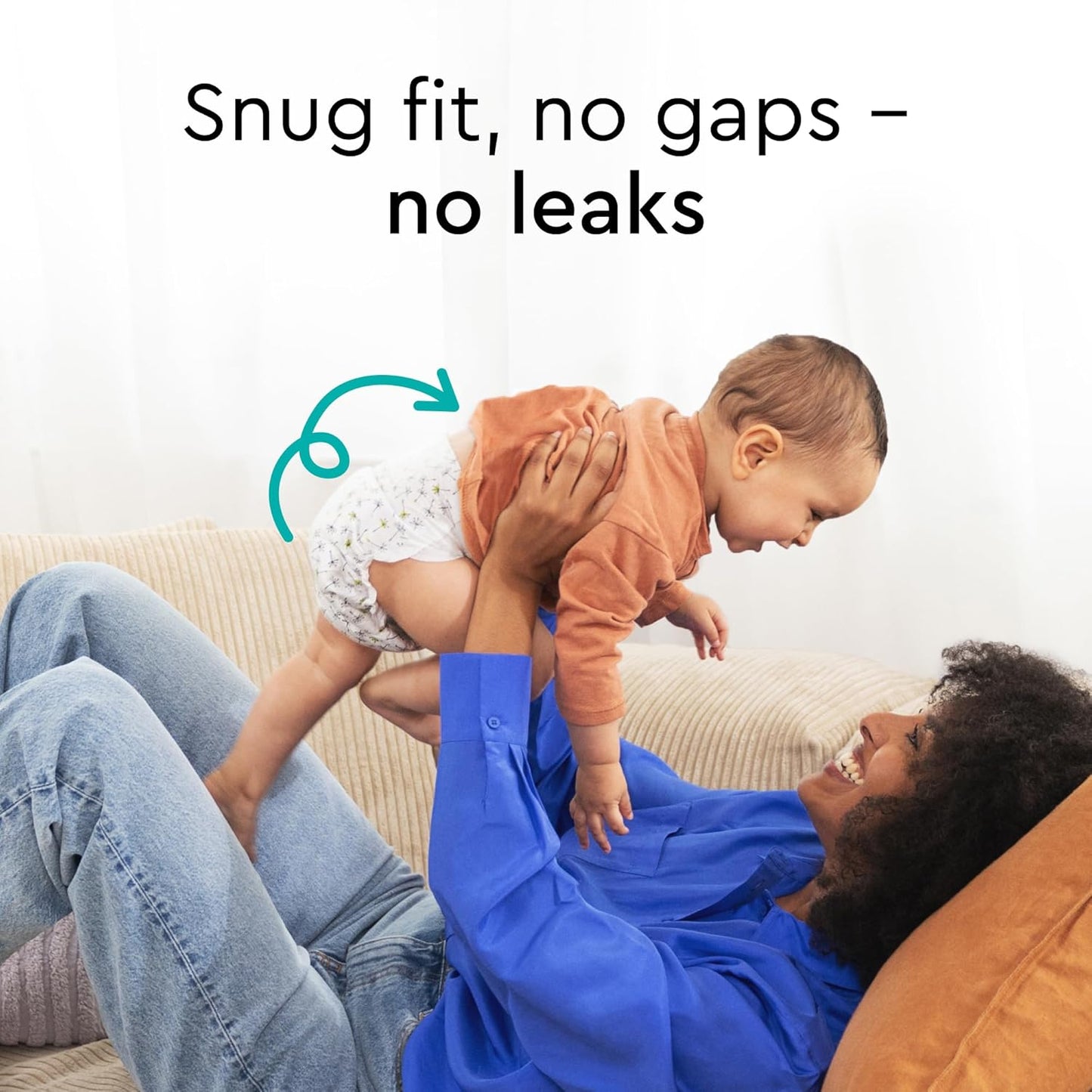 Baby Diapers - Size 1 (4-11 lbs), Monthly Supply (144 Count), Leak Protection, Skin-Friendly