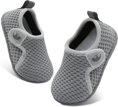 FEETCITY Baby Boys Girls First Walking Shoes Infant Sneakers Crib Shoes Breathable Lightweight Slip