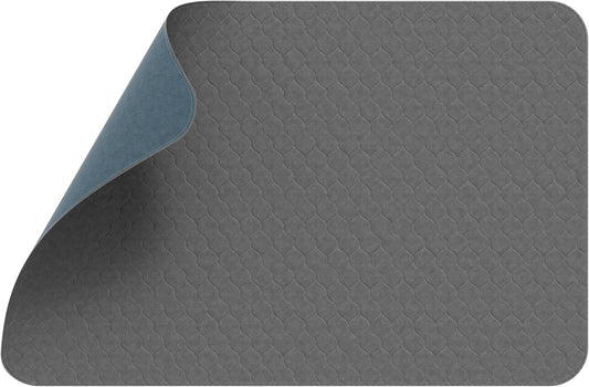Inspire Underpads | Stain Hiding Gray Reusable Incontinence Bed Pads | Waterproof Mattress Pad |