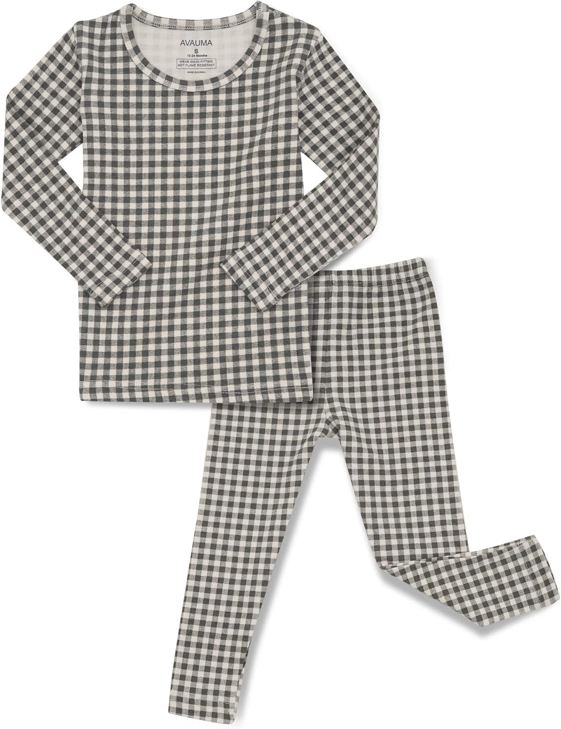 AVAUMA Baby Boys Girls Pajama Set 6M-7T Kids Cute Toddler Snug fit Pattern Design Pjs Cotton