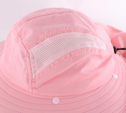 Home Prefer UPF 50+ Boys Sun Hat with Neck Flap Wide Brim Summer Beach Bucket Hat for Boys Girls