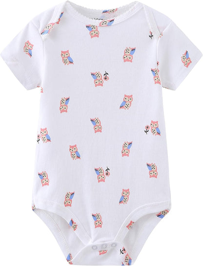 Baby Layette Set Baby Boys' 9-Piece Bodysuits Pants Set Toddler Girl Boy Unisex Baby Gift Sets