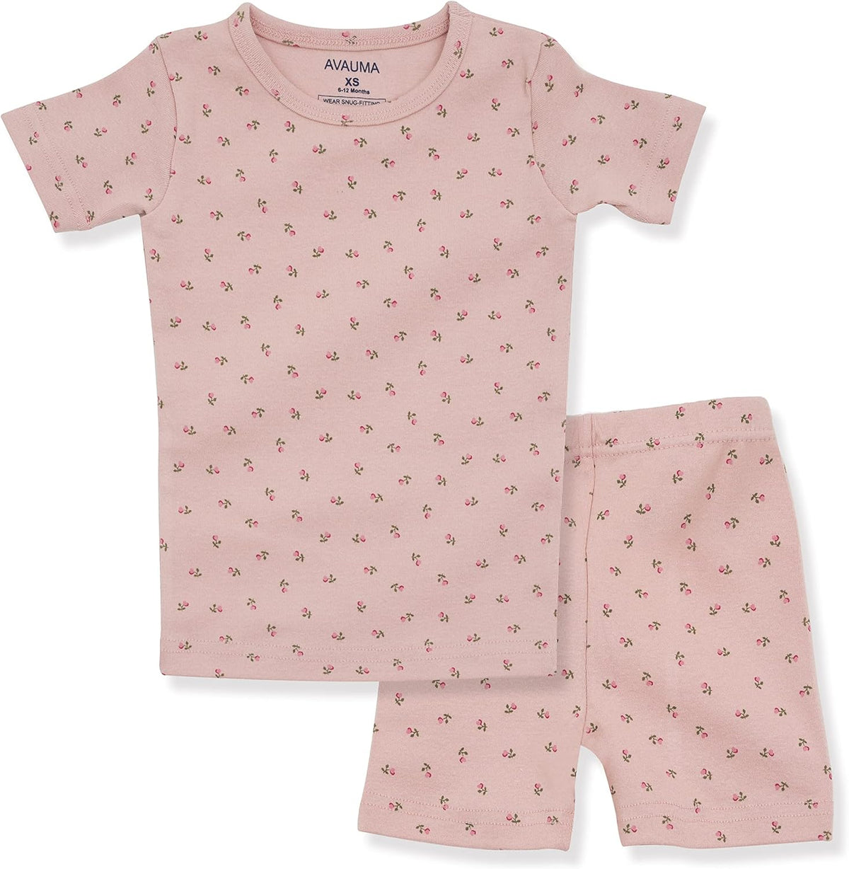 AVAUMA Baby Boys Girls Pajama Set 6M-7T Kids Cute Toddler Snug fit Pattern Design Pjs Cotton