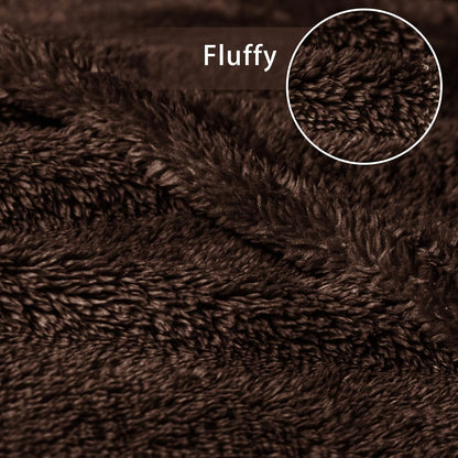 Exclusivo Mezcla King Size Flannel Fleece Blanket, Super Soft Velvet Plush Bed Blanket, Fuzzy Cozy