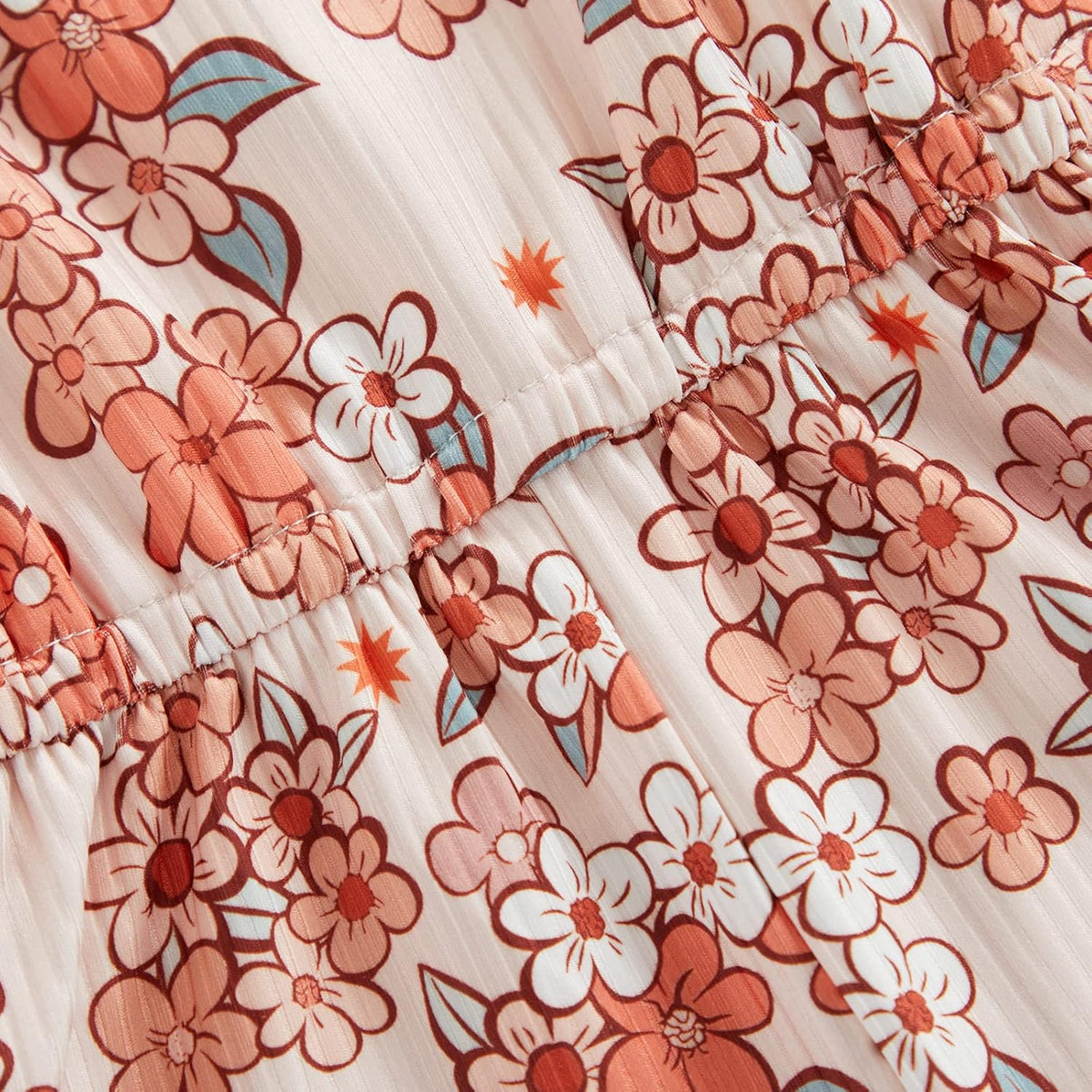 WZTYYDS Toddler Baby Girl Summer Clothes Floral Romper Tie-Up Strap Halter Jumpsuit Infant Summer