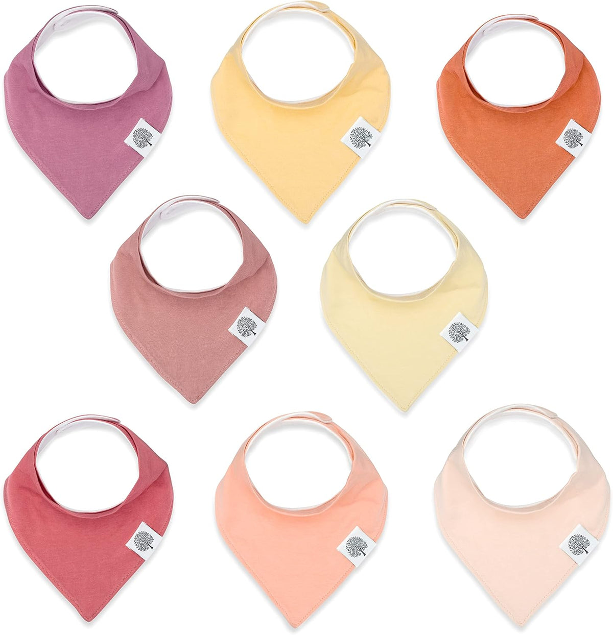 Parker Baby Bandana Drool Bibs 8 Pack Baby Bibs for Boys, Girls, Unisex - Soft & Stylish Teething