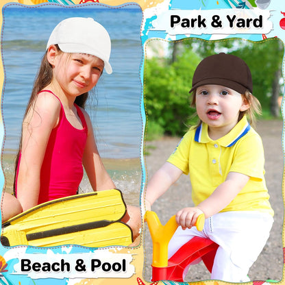 qikqik Baby Baseball Cap Toddler Baseball Hat with Mesh Infant Sun Hat UPF 50+ Baby Ball Cap