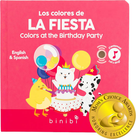 Binibi Spanish Musical Book Colors at The Birthday Party | Spanish Learning for Kids | Bilingual