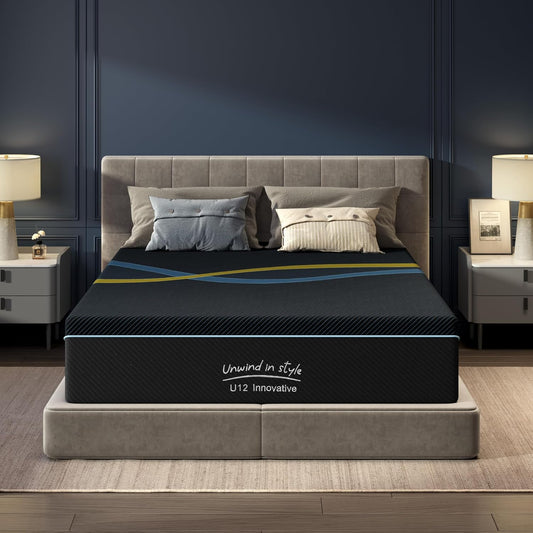 10 inch Full Mattress Multi-Layer Memory Foam Mattress - Medium Firmness with Bamboo Charcoal &