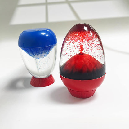 Volcano Motion Bubble Machine from The Bottom up to Erupt Imitation Volcanic Toys Sensory